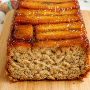 Carmalized Banana Rum Loaf (Bananas Foster Bread)